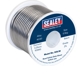 SEALEY 0.5KG SOLDER WIRE QUICK FLOW 40/60