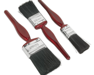 SEALEY 3PC PURE BRISTLE PAINT BRUSH SET