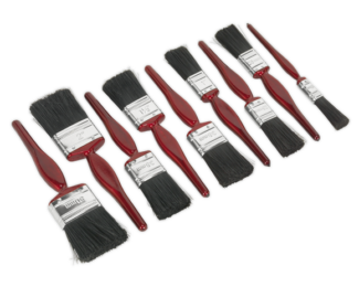 SEALEY 9PC PURE BRISTLE PAINT BRUSH SET