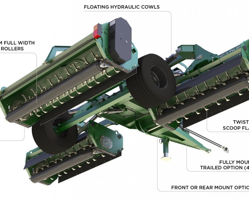 SPEARHEAD TRIDENT 500 MOWER FOR HIRE