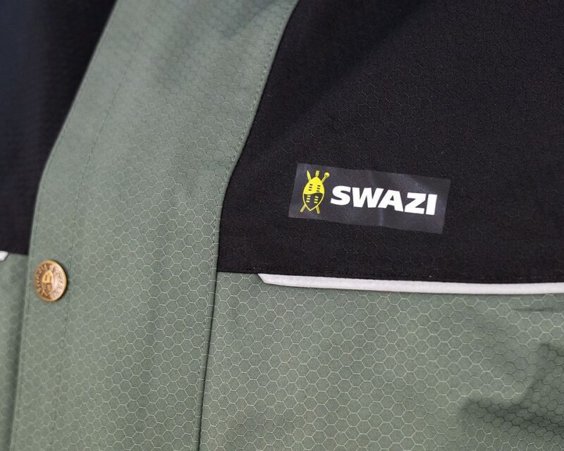 SWAZI TORRENT JACKET – SAGE/BLACK