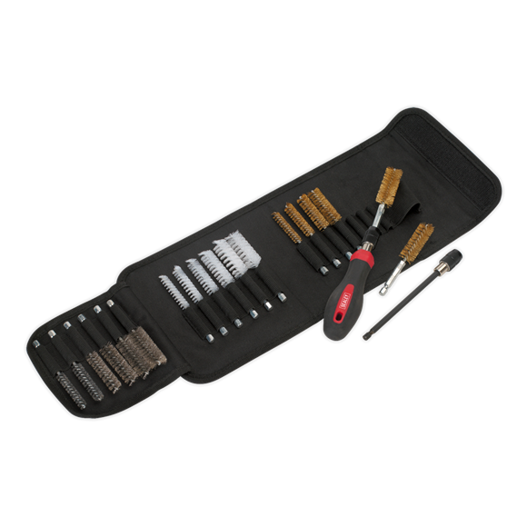 SEALEY 20PC CLEANING & DECARBONISING BRUSH SET