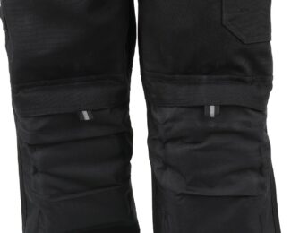 PERF JEFFERSON MULTI POCKET TROUSERS – BLACK