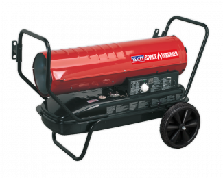 SPACE WARMER® 100,000BTU/HR PARAFFIN/KEROSENE/DIESEL HEATER WITH WHEELS AB1008