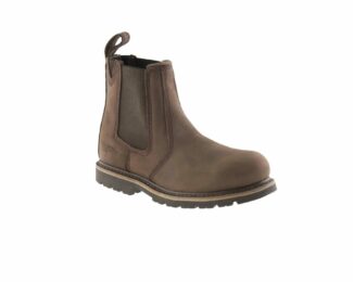 BUCKLER BOOTS DEALER SAFETY BOOT CHOCOLATE