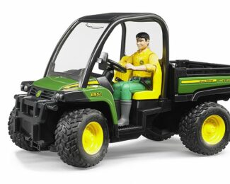 BRUDER JOHN DEERE GATOR XUV 855D WITH DRIVER