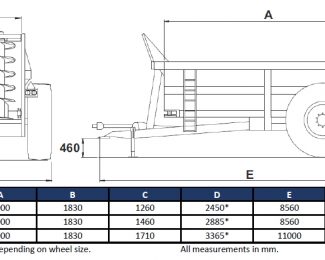 BUNNING LOWLANDER WIDEBODY – 180 MUCK SPREADER