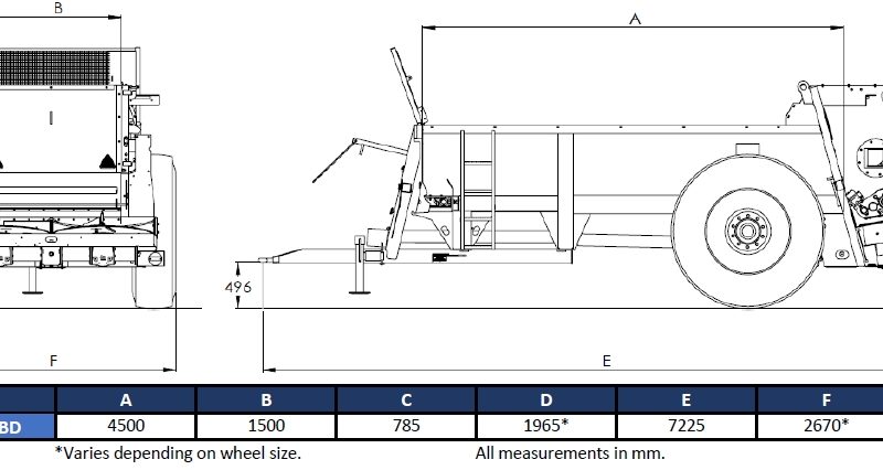 BUNNING FARMSTAR 80 HBD MUCK SPREADER