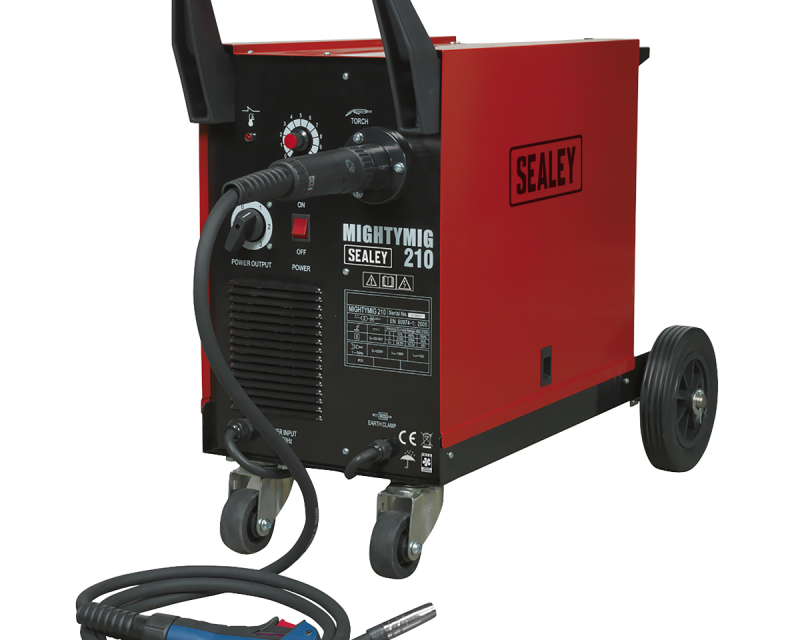 PROFESSIONAL MIG WELDER GAS/NO-GAS 210A WITH EURO TORCH