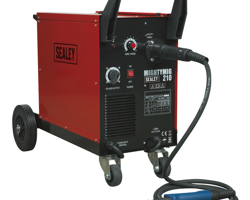 PROFESSIONAL MIG WELDER GAS/NO-GAS 210A WITH EURO TORCH